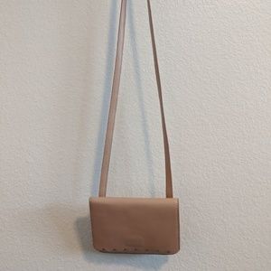 Banana Republic Pale Pink Leather Mini Cross-body